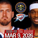 (LIVE) SGA vs Nikola Jokic | Denver Nuggets vs Oklahoma City Thunder NBA Live Stream