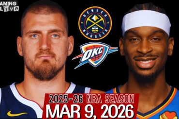 (LIVE) SGA vs Nikola Jokic | Denver Nuggets vs Oklahoma City Thunder NBA Live Stream