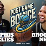 Post Game Bounce: Memphis Grizzlies vs Brooklyn Nets
