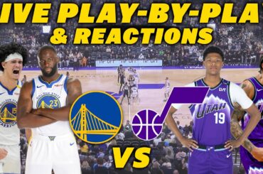 Golden State Warriors vs Utah Jazz | Live Play-By-Play & Reactions