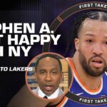 BAD SIGN ‼️ Stephen A. ISN'T HAPPY with his Knicks after losing to the Lakers 😒 | First Take