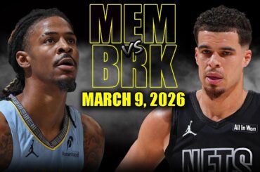 Memphis Grizzlies vs Brooklyn Nets Full Game Highlights – March 9, 2026 | NBA Season
