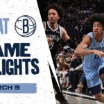 Memphis Grizzlies Highlights vs. Brooklyn Nets (3/9/26)