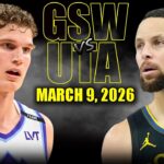 Golden State Warriors vs Utah Jazz Full Game Highlights – March 9, 2026 | NBA Season