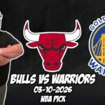 Chicago Bulls vs Golden State Warriors 3/10/26 NBA Free Picks & Prediction | NBA Betting Tips