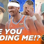 Thunder-Nuggets Reaction: SGA IS OUT OF HIS MIND! OKC's depth too much | The Dime With Josh and Kwab