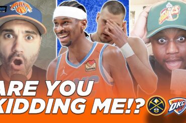 Thunder-Nuggets Reaction: SGA IS OUT OF HIS MIND! OKC's depth too much | The Dime With Josh and Kwab