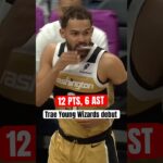 Trae drops 12 PTS in 19 Min. in his debut