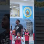 Coach encouraging his campers 🫶 #basketballcamp #atlantahawks