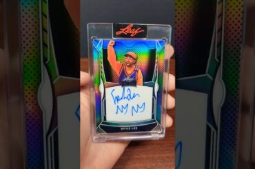 I bought a Spike Lee auto! #pacersvsknicks #spikelee #leaftradingcards