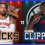 New York Knicks VS Los Angeles Clippers LIVE Play-By-Play | Pre and Post Game Coverage!