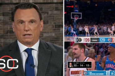 ESPN reacts to OKC Thunder beat Denver Nuggets 129-126; Shai Gilgeous-Alexander 35 Pts, Jokic 32 Pts