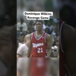Dominique Wilkins Revenge Game against the Atlanta Hawks 🔥 #nba #basketball #dominiquewilkins