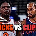 Knicks vs Clippers Play-By-Play Show - Live Watch Along - Knicks Fan TV