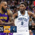 NBA LIVE! Los Angeles Lakers vs Minnesota Timberwolves | Mar. 10, 2026 | Wolves vs Lakers NBA 2K26