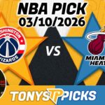 Washington Wizards vs Miami Heat Pick 3/10/26 NBA Pick Prediction