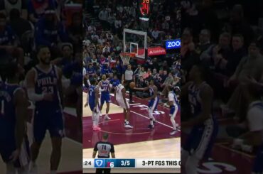 🎥 CLE-PHI: game highlights & recap. #LetEmKnow #Cavs #NBA #Shorts