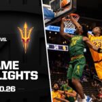 Baylor vs. Arizona State Highlights | 2026 Phillips 66 Big 12 Men’s Basketball Tournament
