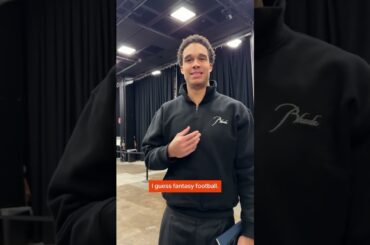 Our guys know ball and a whole lot more 🧠 Asked the guys what’s something they know too much about!