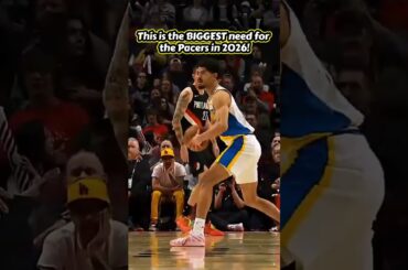 THIS Is The Pacers' Biggest Need In 2026! #nbabasketball #nbashorts #indianapacers #nbadraft