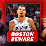 Wembanyama primed to make a 'statement' for Spurs vs. Celtics | Numbers on the Board | NBA on NBC