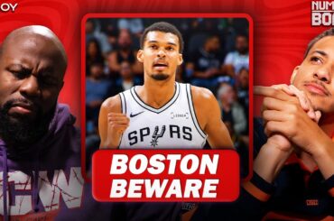 Wembanyama primed to make a 'statement' for Spurs vs. Celtics | Numbers on the Board | NBA on NBC