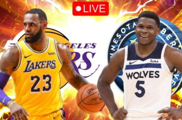 🏀 NBA 🏀 Los Angeles Lakers vs Minnesota Timberwolves LIVE Play by Play & Reaction