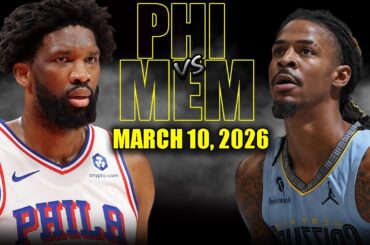 Philadelphia 76ers vs Memphis Grizzlies Full Game Highlights – March 10, 2026 | NBA Season