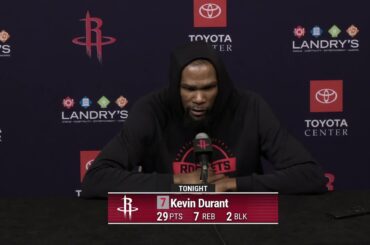 Kevin Durant with a Press Conference vs Raptors