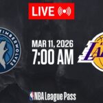 NBA LIVE! Minnesota Timberwolves vs Los Angeles Lakers | March 11 2026 | NBA Today NBA 2K26 Gameplay