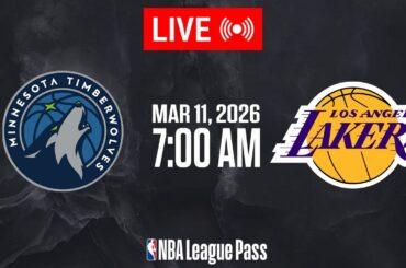 NBA LIVE! Minnesota Timberwolves vs Los Angeles Lakers | March 11 2026 | NBA Today NBA 2K26 Gameplay