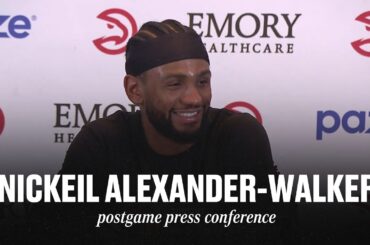 Hawks vs. Mavericks Postgame Press Conference: Nickeil Alexander-Walker