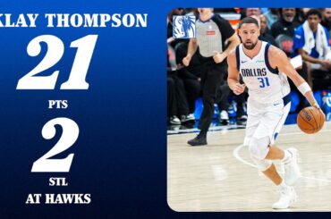 Klay Thompson (21 PTS 2 STL) at Atlanta Hawks | March 10, 2026