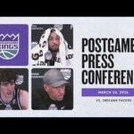 Devin Carter, Maxime Raynaud & Coach Christie | Postgame Interviews 3.10.26