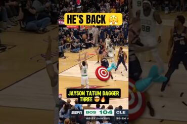 TATUM SLAMS THE DOOR ON CAVS. 😱🔥