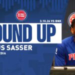 Post-Game Press Conference: Marcus Sasser | Pistons vs. Nets | 03.10.26