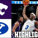 Kansas State Wildcats vs. BYU Cougars | Big 12 MBB Tournament Highlights | ESPN College Basketball