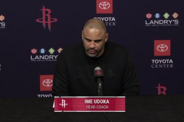 Press Conference by Ime Udoka vs Raptors