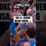 Thunder vs. Nuggets THRILLER 👀