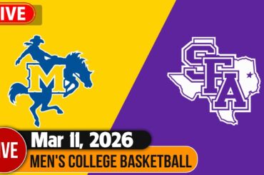McNeese vs Stephen F. Austin LIVE 03/11/2026 | Men's College Basketball | NCAAM Today