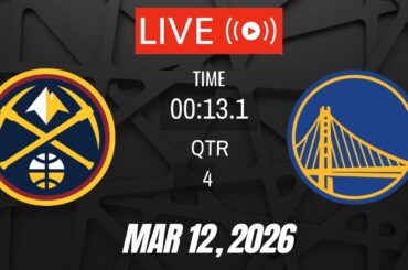 NBA LIVE! Denver Nuggets vs Golden State Warriors March 12, 2026 Full Gameplay 2K26