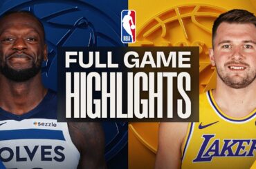 Game Recap: Lakers 120, Timberwolves 106