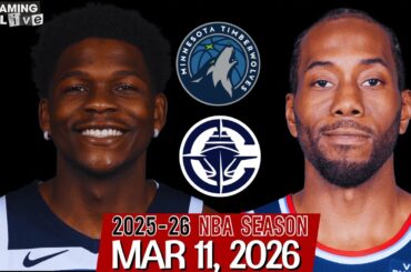 (LIVE) Kawhi Leonard vs Anthony Edwards | Minnesota Timberwolves vs Los Angeles Clippers Live Stream