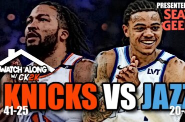NEW YORK KNICKS VS UTAH JAZZ LIVE PLAY BY PLAY! | WATCH ALONG W/ CK2K