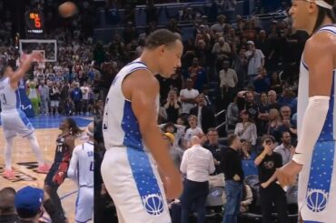 Desmond Bane does big balls celly after crazy dagger 3 vs Cavs 😂