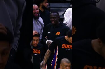 Outrageous JG4 snatchback and the bench knows it 😱 #shorts | Phoenix Suns