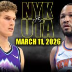 New York Knicks vs Utah Jazz Full Game Highlights – March 11, 2026 | NBA Season