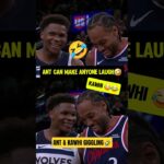 Ant had Kawhi breaking character😭