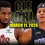 Cleveland Cavaliers vs Orlando Magic Full Game Highlights – March 11, 2026 | NBA Season