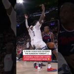 Even the double couldn't stop Kawhi